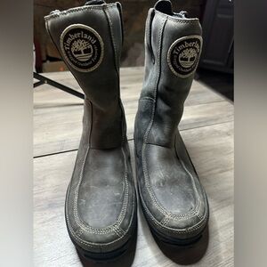 Womens Timberland dark gray Thermolite Slip-on Mukluk Boots Sz 9